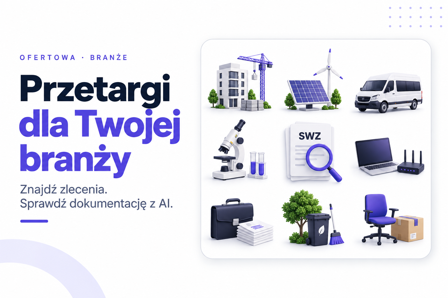 Zlecenia zgodne z Twoją branżą | ofertowa.pl