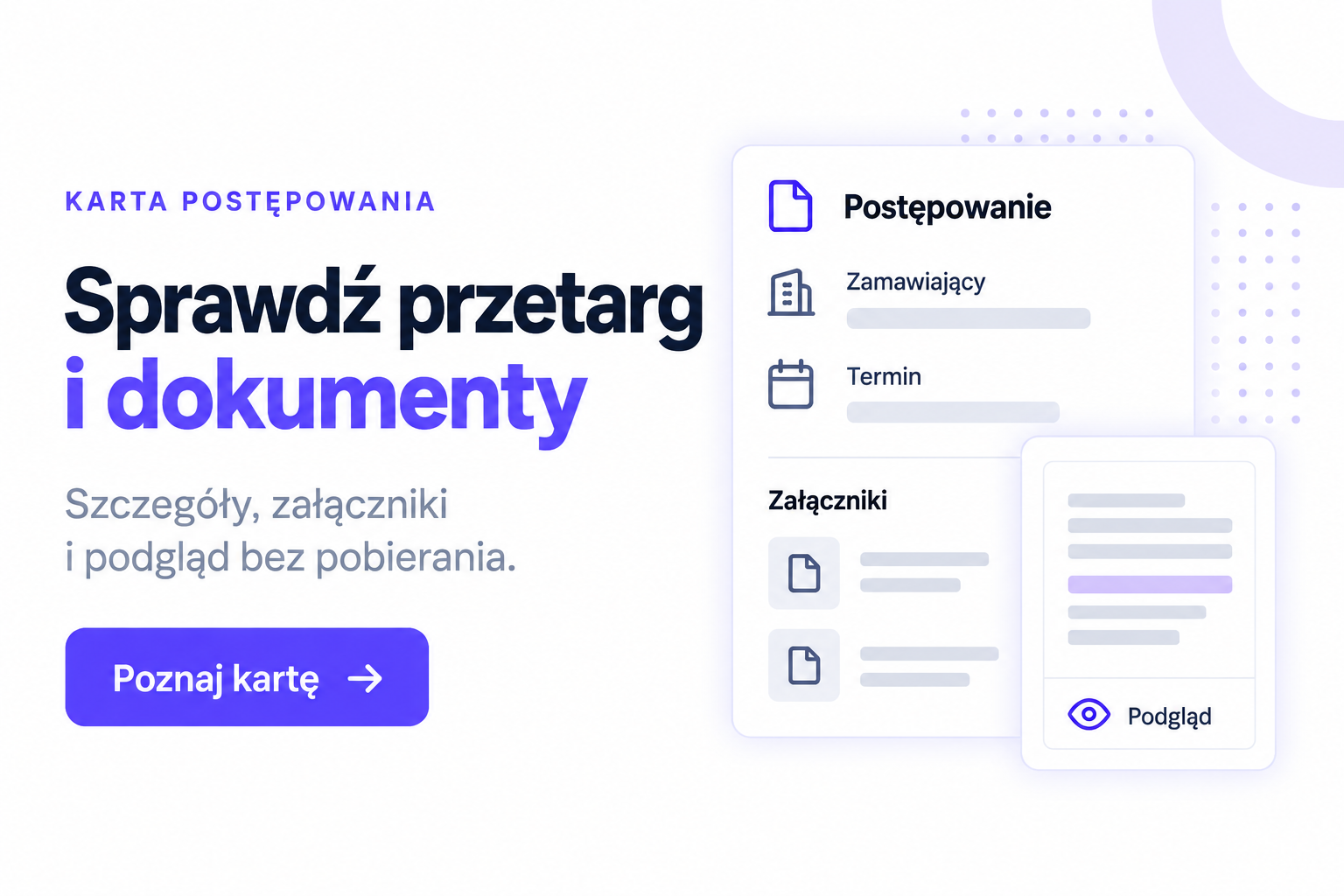 Wyszukuj przetargi za darmo z dokumentacją - platformaofertowa.pl